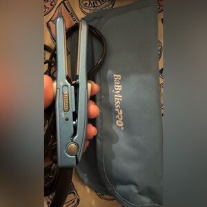 Mini BaBylissPRO Blue Hair Straightener